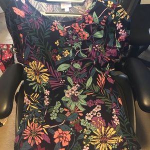Floral Lularoe Gigi top XLarge